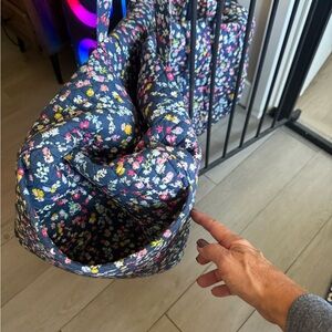 Vera Bradley Floral Travel Bag - Blue and Multicolor